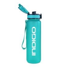 Бутылка для воды INDIGO Irtysh IN375-B, 1000 мл, тритан, бирюзовый