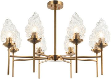 Люстра на штанге 8*Е27 2152/05/08P бронза/прозрачный Cream Stilfort