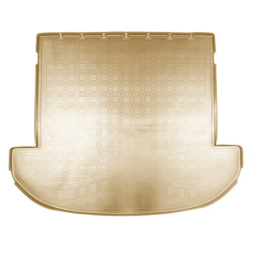 Коврик в багажник Norplast/Unidec для Hyundai Santa Fe (2018-) Бежевый,сложенный 3 ряд, полиуретан, арт.NPA00-T31-531-B