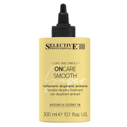 ONC SMOOTH Супердисциплинирующий флюид для ламинирования волос, 300 мл.