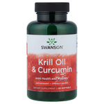 Swanson Vitamins, масло криля и куркумин, 60 капсул
