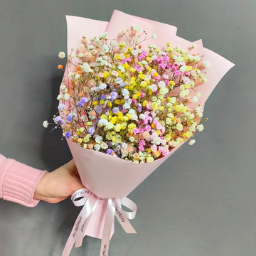 Букет-комплимент из гипсофил