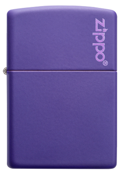 Зажигалка фиолетовая с логотипом Purple Matte ZIPPO 237ZL