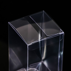 Складная прозрачная коробка из PVC, для упаковки подарков, 12×7×7 см