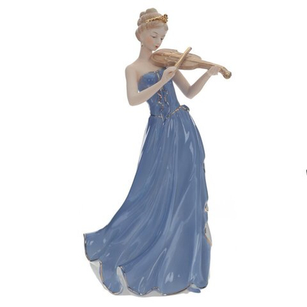 GAEM Фигурка декоративная "Девушка со скрипкой", L19,5 W12,5 H34 см