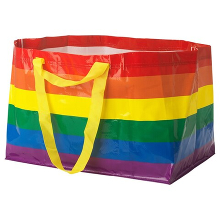 IKEA STORSTOMMA  (ИКЕА СТОРСТОММА)  -  Большая сумка, разноцветная, 71 л