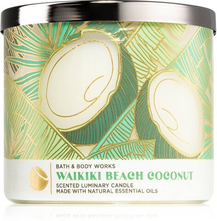Bath & Body Works Waikiki Beach Coconut - ароматическая свеча И. /   411  g  / GTIN 667556255416