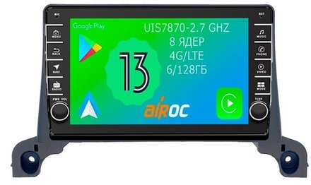 Магнитола для Peugeot 3008, 5008 2017+ - Airoc AB-2903 (кнопки и крутилки), Android 13, TS20, 6/128Гб, SIM-слот, CarPlay