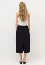 Юбка на резинке из фактурного хлопка