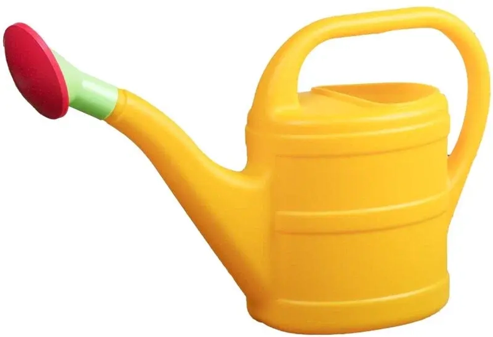 Лейка садовая "Классик" 8 л. с раструбом и решеткой цвет в ассортименте