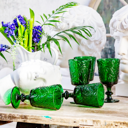 Набор бокалов 6шт 310мл Объект мечты Светский прием Петаль изумруд OM-21091710