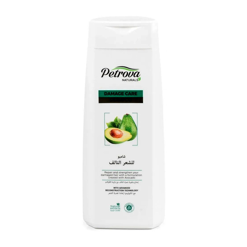 Шампунь для поврежденных волос Petrova Naturals с авокадо, 400 мл.