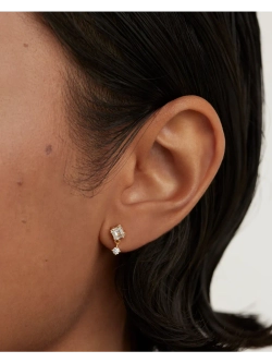 Одиночная серьга Eli серебро 925 пробы покрытое золотом