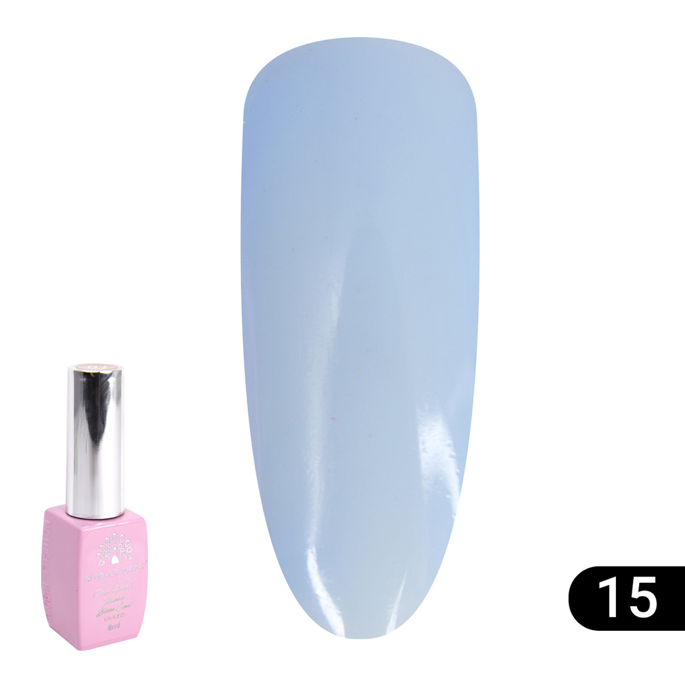 Цветная френч база для гель лака Global Fashion, Color French Base Coat 8 мл, 15
