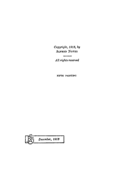 The wine press, a tale of war | Noyes Alfred