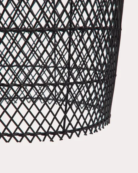 Абажур Domitila, черный ротанг, Ø44х52 см