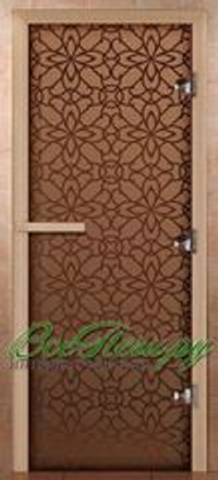 Дверь Тиффани Бронза матовая 70х190