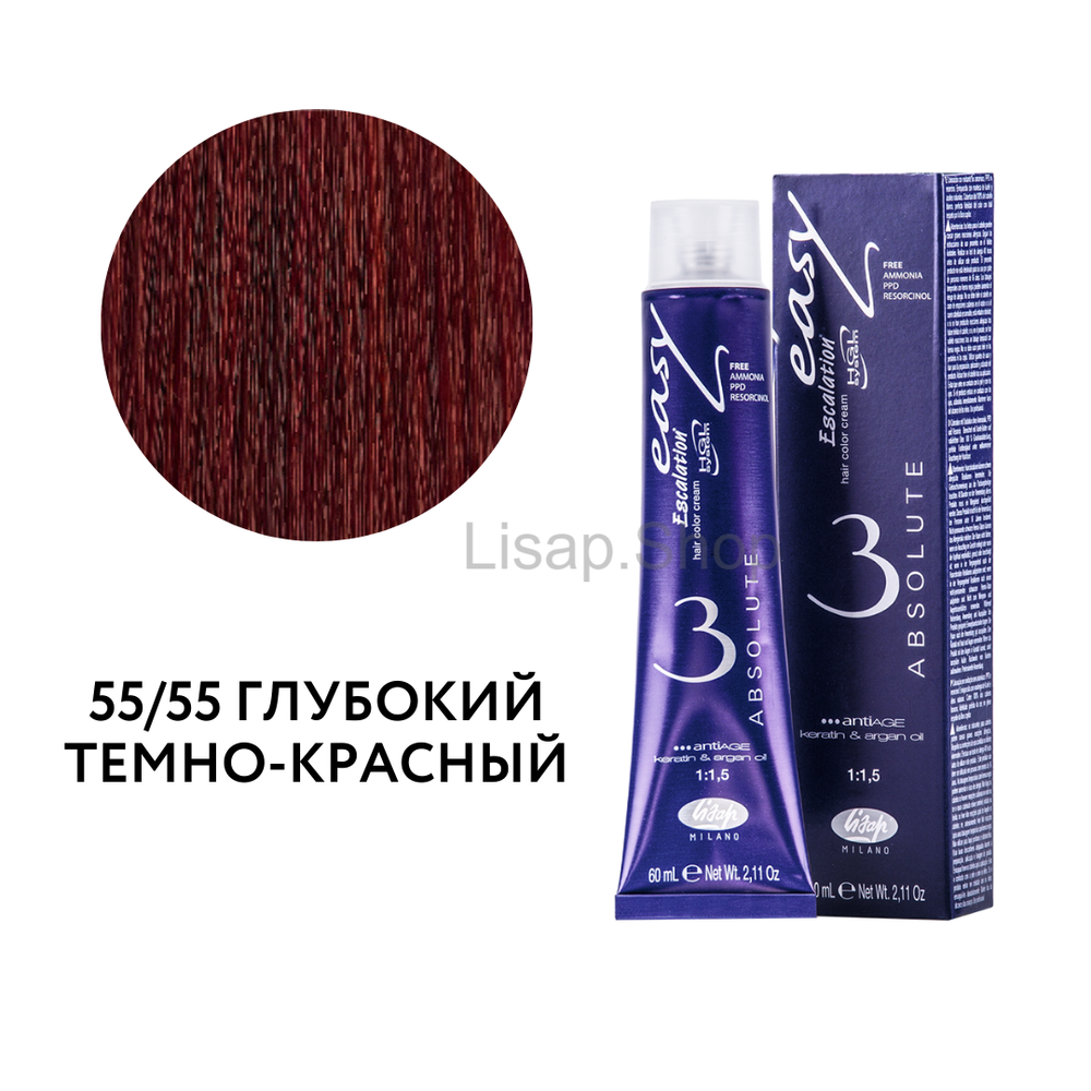 Безаммиачный перманентный крем-краситель для волос "Escalation Easy Absolute 3"