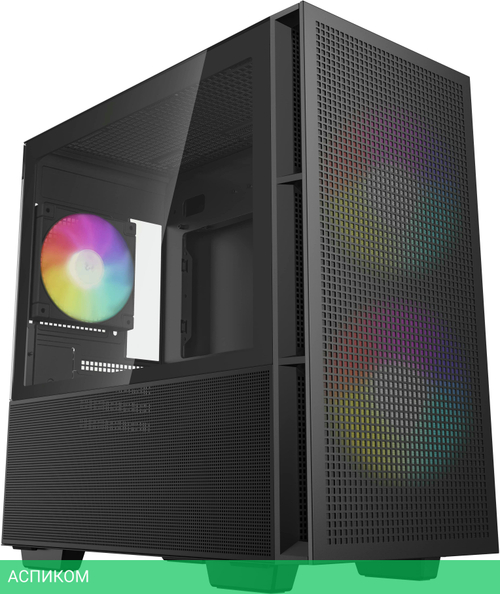 Корпус DeepCool CH360 mATX без БП Black (R-CH360-BKAPE3-G-1)