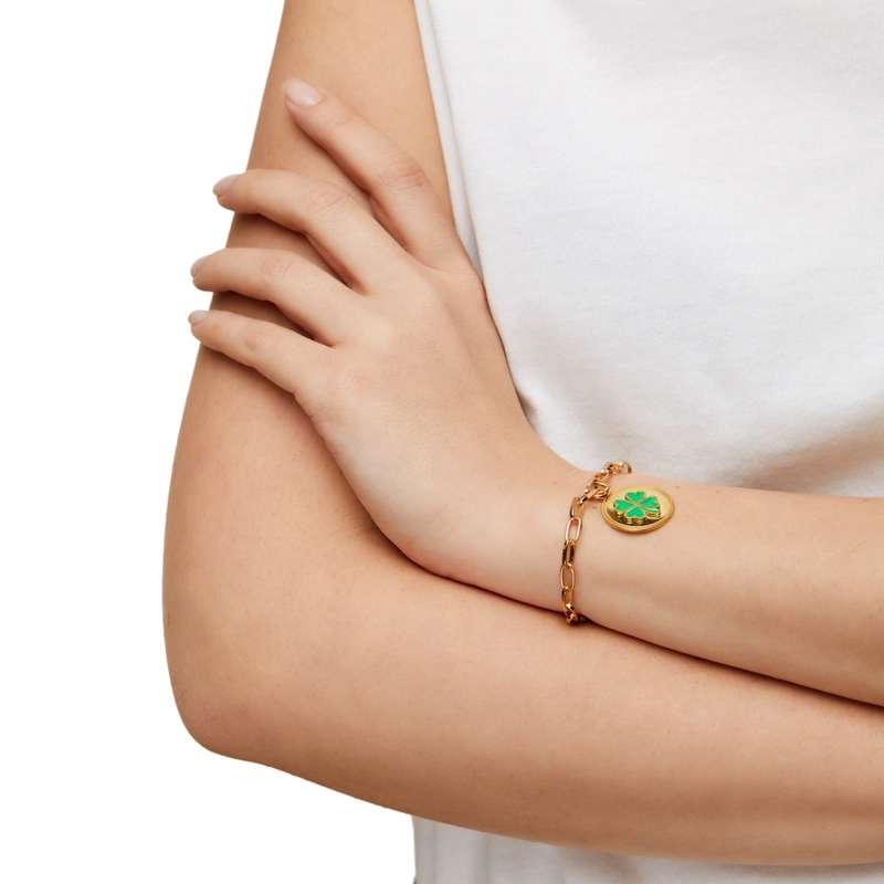 Браслет Золотой Клевер