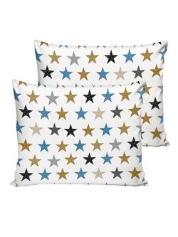 Наволочка комплект 2шт бязь Сказка "Звезды (печворк)" 50x70 см