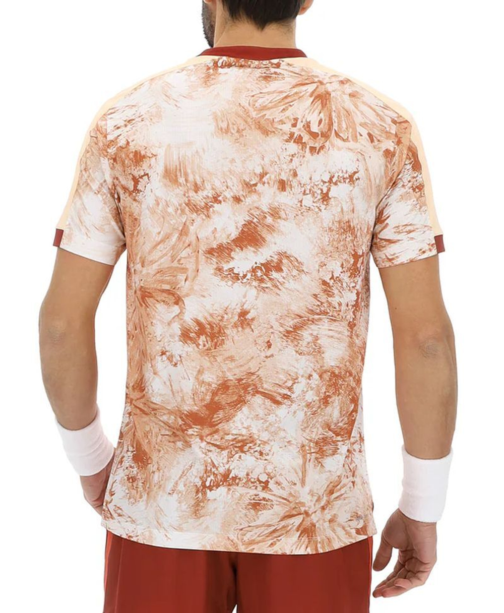 Мужская теннисная футболка Lotto Tech IV D2 - cream beige