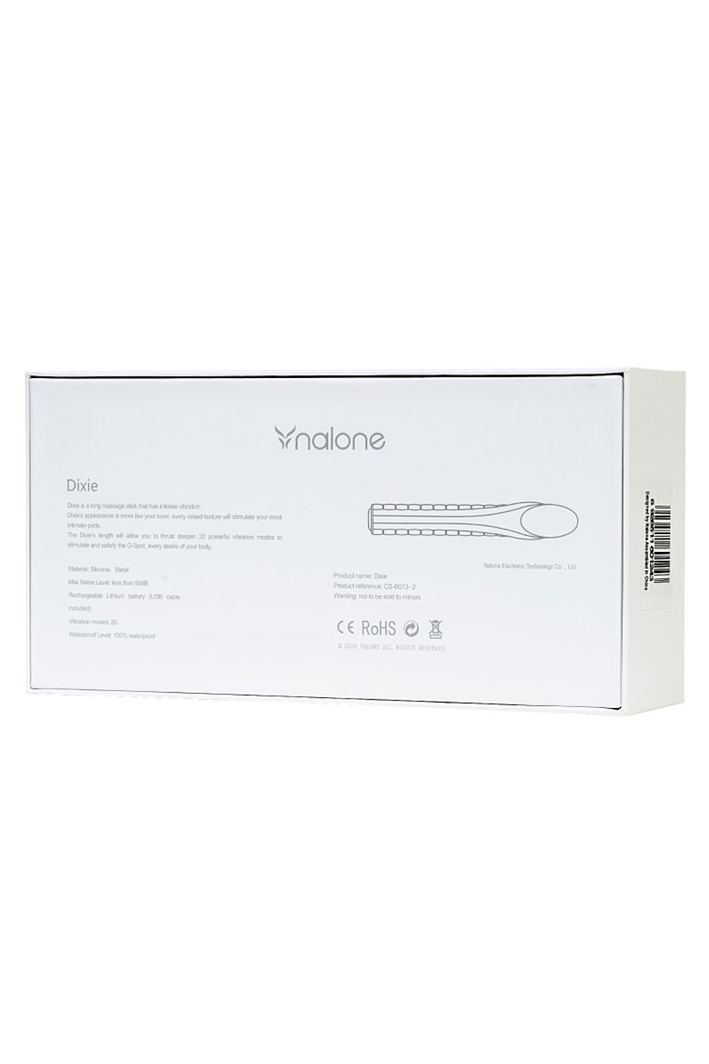 Бирюзовый вибратор Nalone Dixie - 16,7 см. (Цвет: бирюзовый)