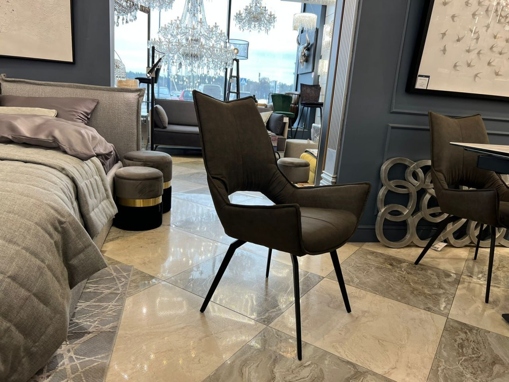 Стул DC1241 серый/черный