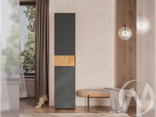 Пенал ПН-01 Прихожая Сандра (крафт/графит; тортуга (M-27)