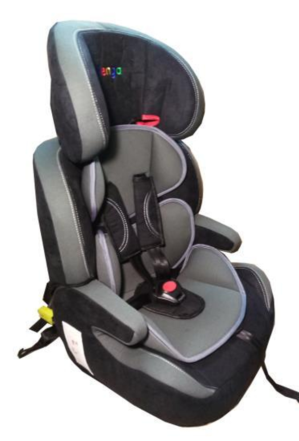 Автокресло Kenga группа: 1/2/3 (9 мес.-12 лет) c ISOFIX (Черный/серый)