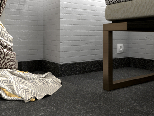 Плинтус FF-1592/1492 Лаго-Верде (12,5*60*2400мм)