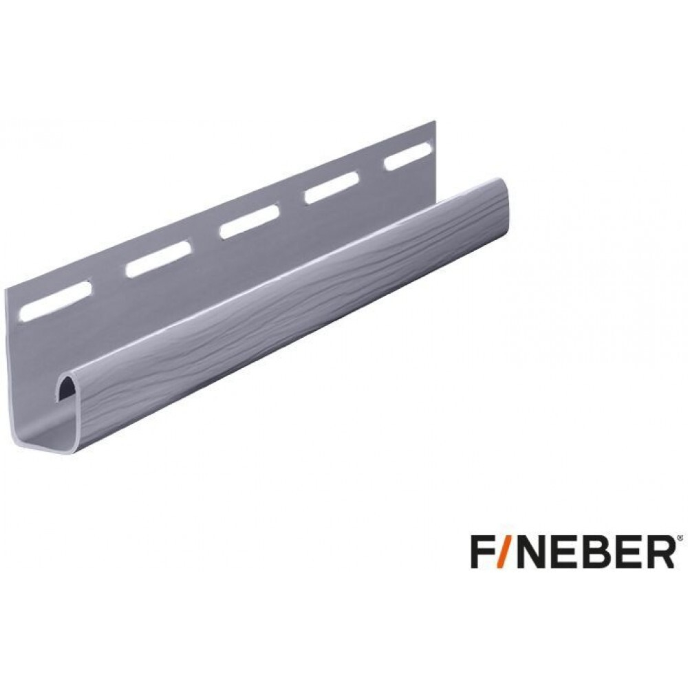 J-профиль FineBer Classic Color Серо-голубой 3050 мм