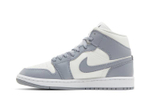 Кроссовки Jordan Air Jordan 1 Mid "Grey Sail" Dior2.0 (Женская размерная сетка)