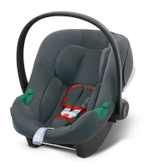 Коляска 3 в 1 Cybex Priam IV Chrome Brown complete и автокресло Aton B2 i-Size Steel Grey Cozy Beige