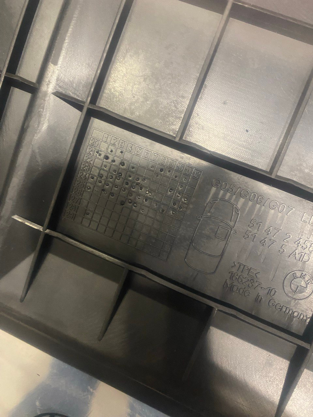 Коврики BMW X5 G05 /X6 G06 /X7 G07 /XM G09 передние (2 шт)