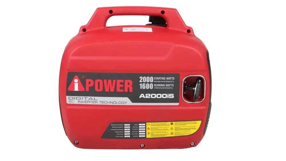Инверторный бензиновый генератор A-iPower A2000IS с ручным запуском, , бесщеточный, 2.0 кВт / 2.0 кВА, cosF 1, 230В, 20301