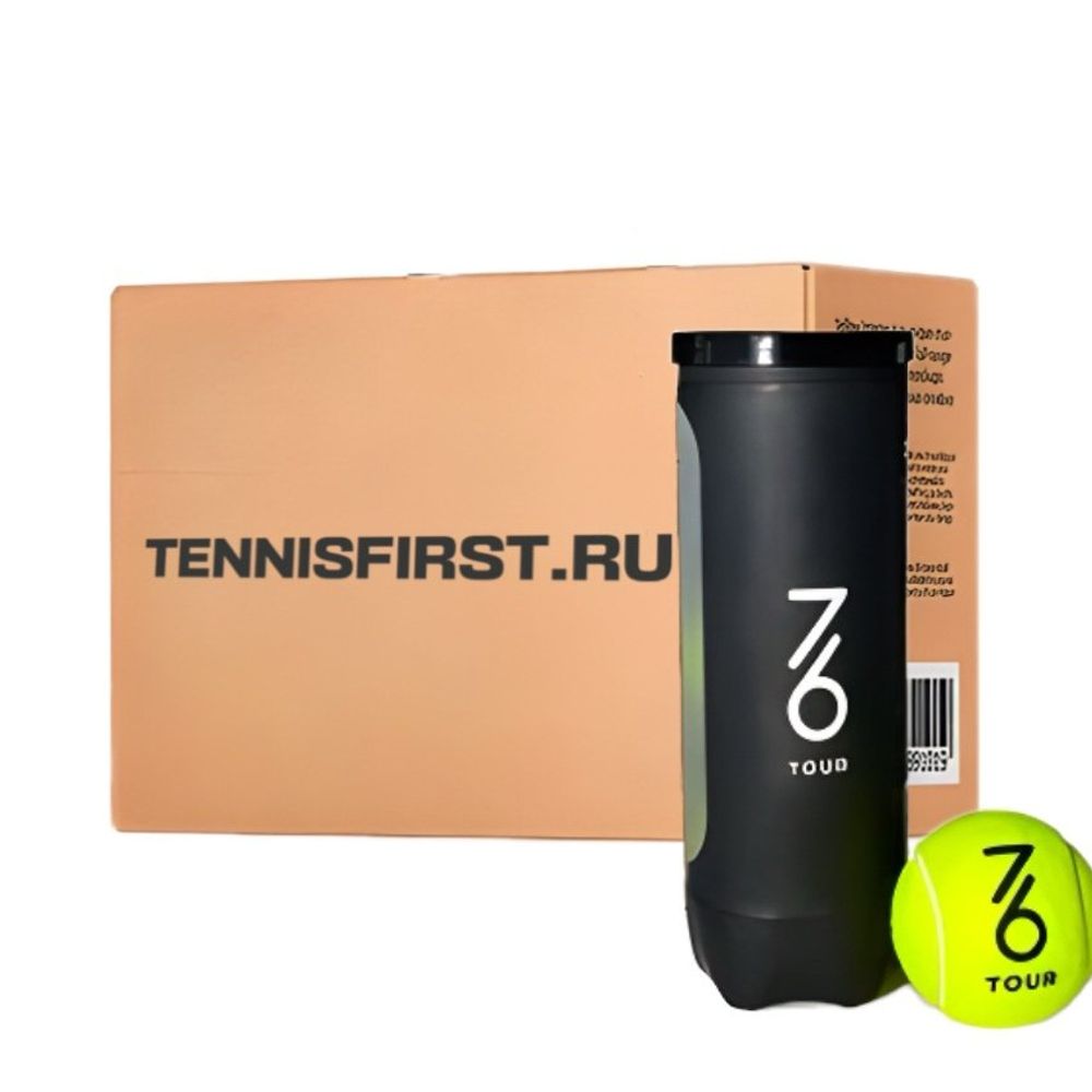 Мячи для тенниса для всех покрытий SEVENSIX TOUR (24x3)
