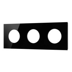 Рамка стеклянная FRM-GLARE-GC-3-BK (Arlight, -) 043839