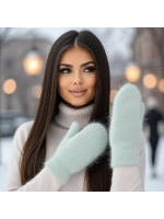 Варежки зимние теплые пушистые ангора