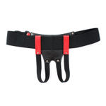 Красно-черные трусики-джоки для маленьких насадок (Размер: S-M) (Цвет: красный с черным)