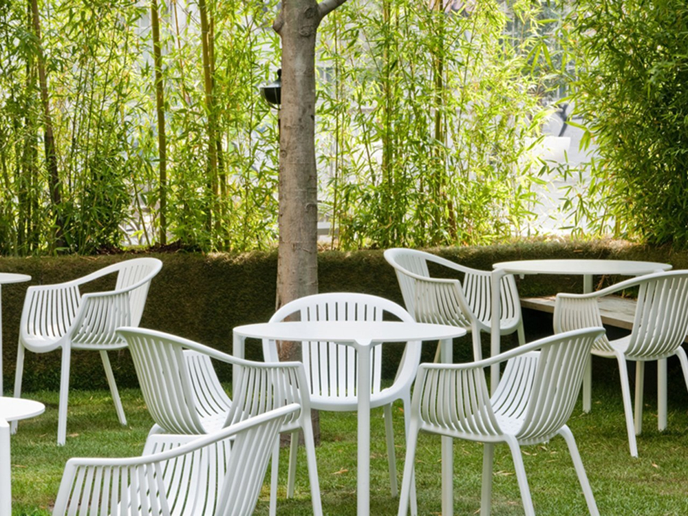 Кресло пластиковое, Pedrali Tatami, белый