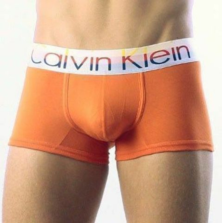 Мужские трусы боксеры Calvin Klein Steel Multicolor Orange