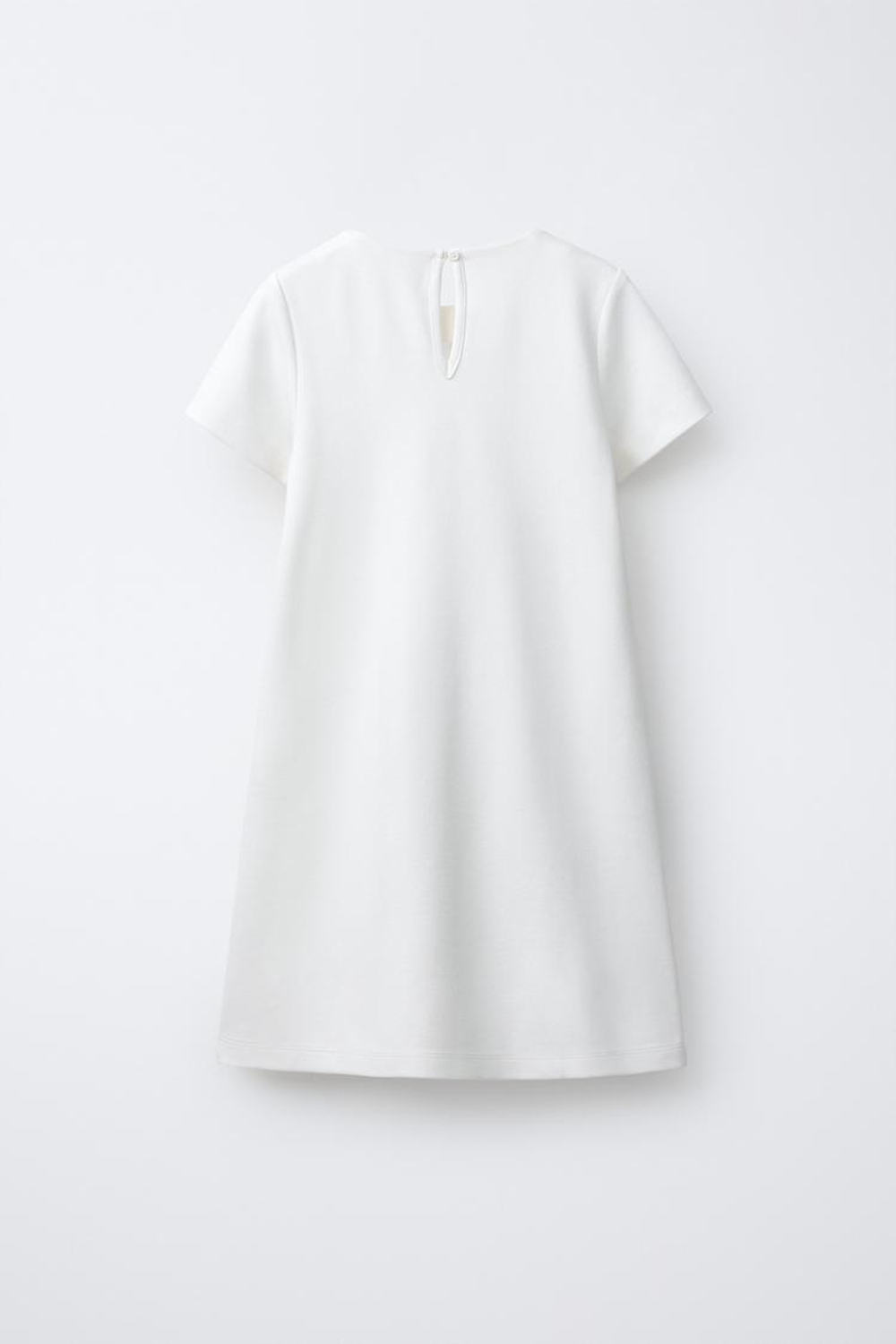 ZARA ПЛАТЬЕ С ПРИНТОМ, ЭКРЮ