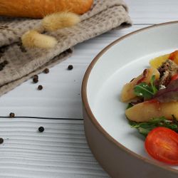 Салатник 600 мл d 19,7 cм h4 cм White Matt New Brown Taiga P.L. [6]