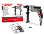 Дрель ударная CROWN CT10129,  750 Вт