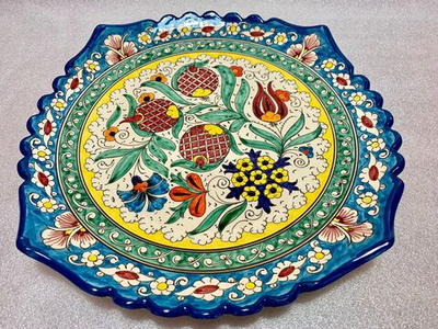 Блюдо для шашлыка"Турецкий цветок" 30 см.