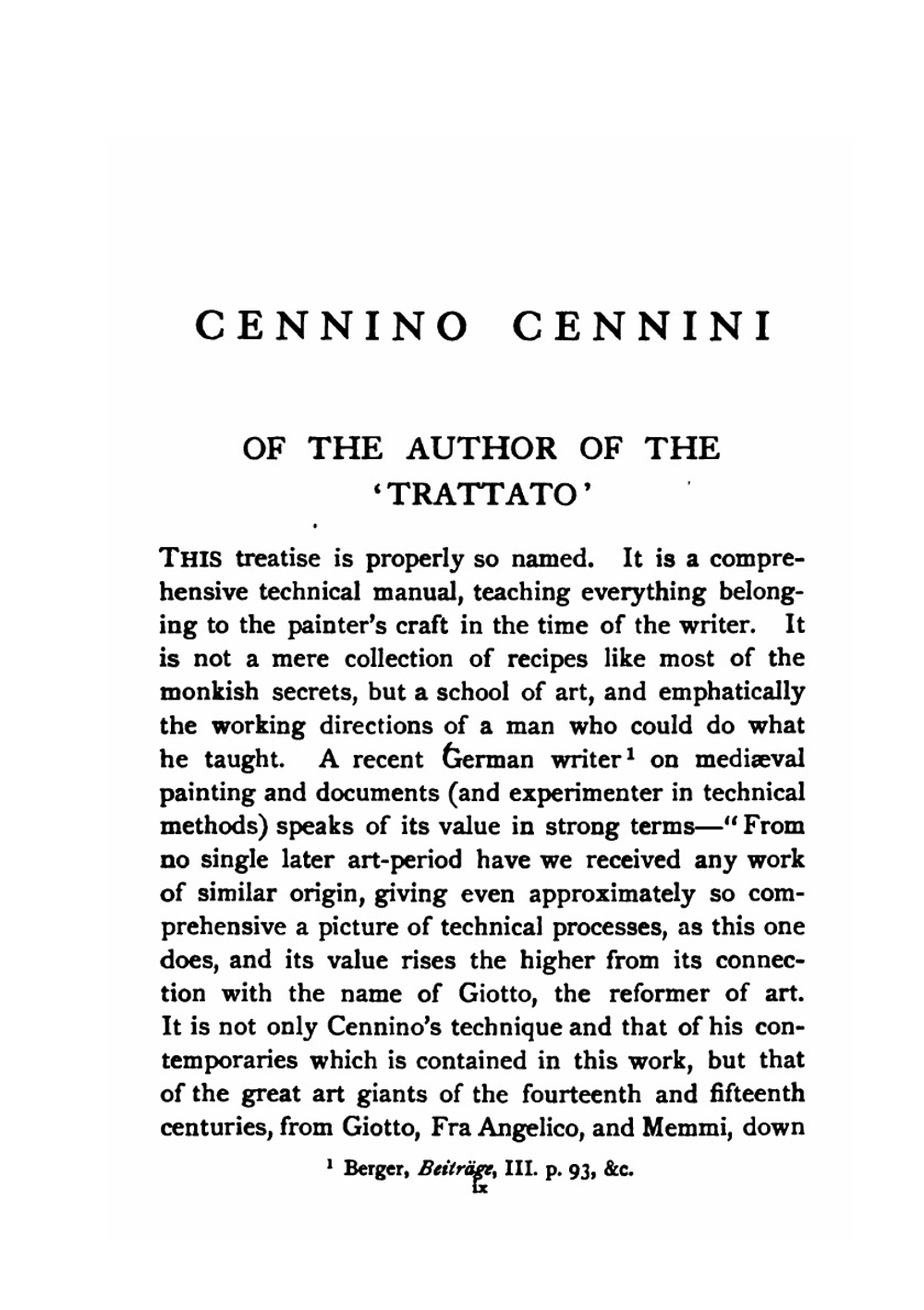 The book of the art of Cennino Cennini | Cennino Cennini