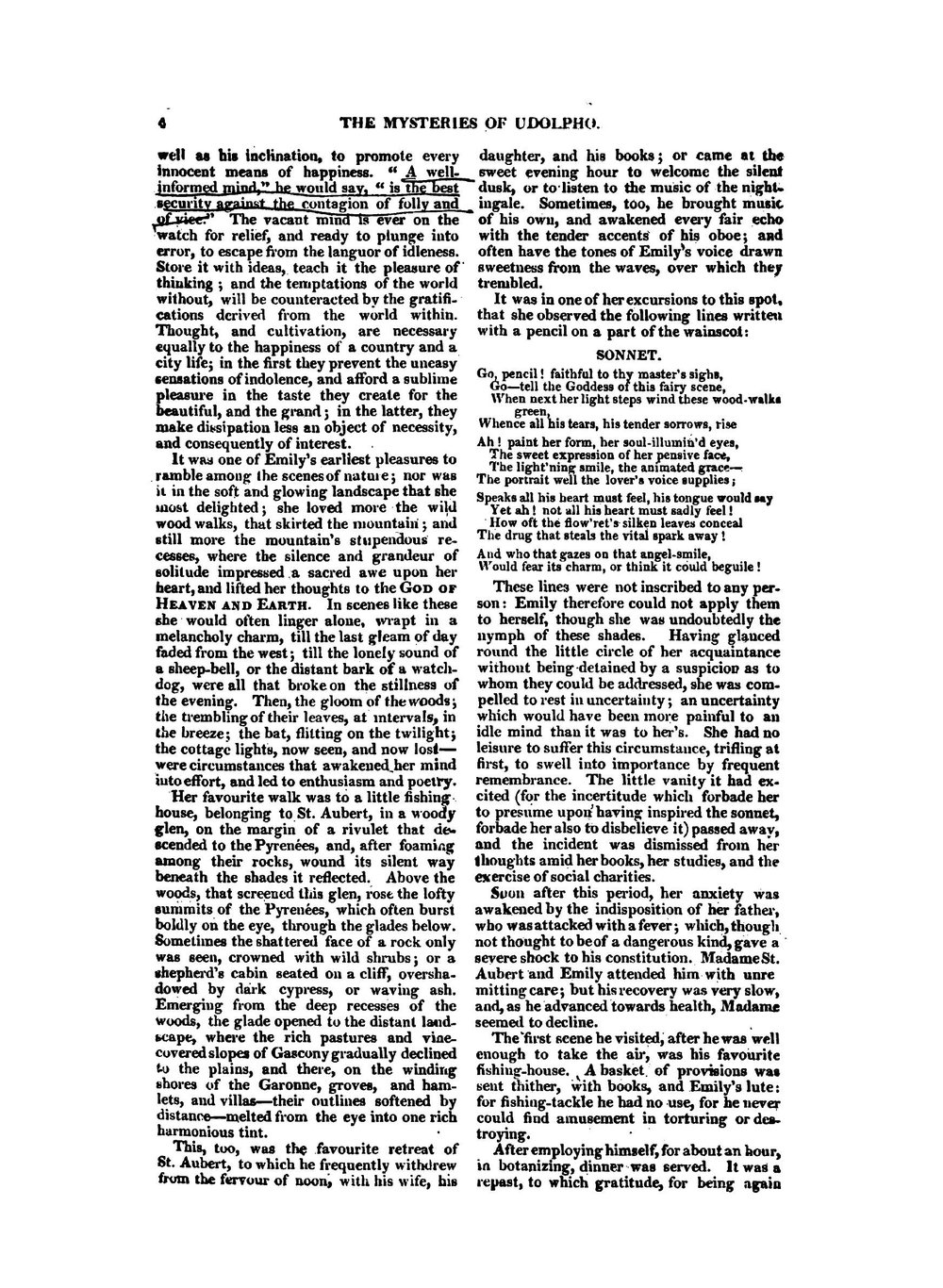 The mysteries of Udolpho | Ann Ward Radcliffe