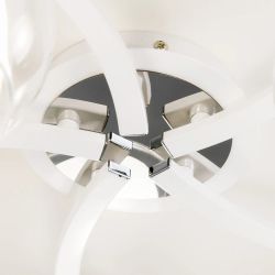 Citilux Кристи CL152150 Люстра потолочная Белая Хром