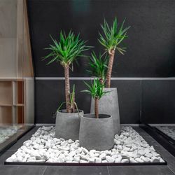 Кашпо CUBE CONCRETE M100